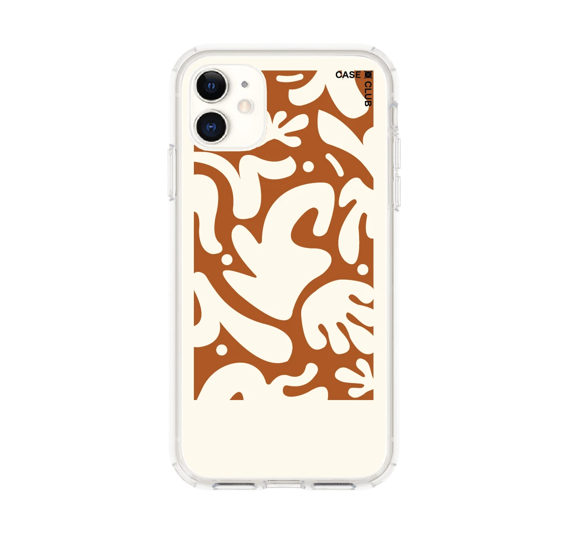 ดอกไม้มินิมอลสีน้ำตาล